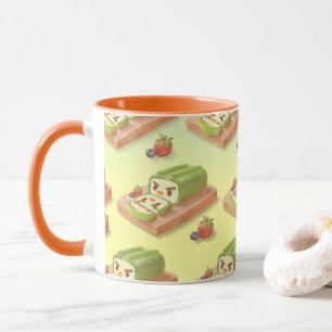 Mug Roulé au matcha : Cake Art au thé vert Iron T