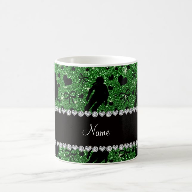 Mug Rouleau vert nommé fait sur commande Derby de (Centre)