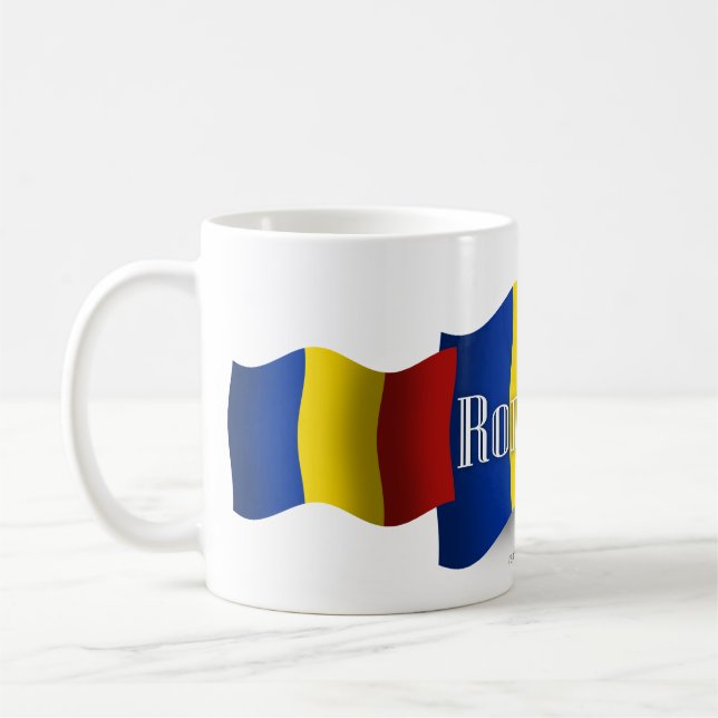 Mug Roumanie - Drapeau (Gauche)