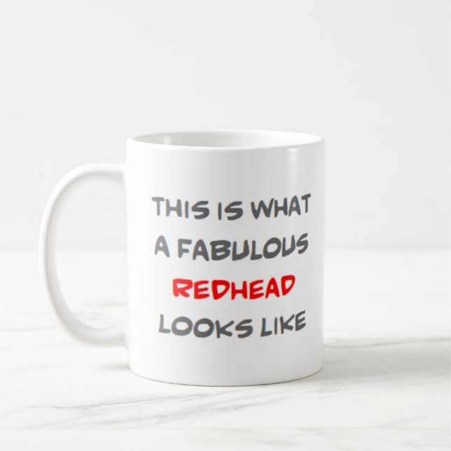 Mug rousse, fabuleux (Gauche)