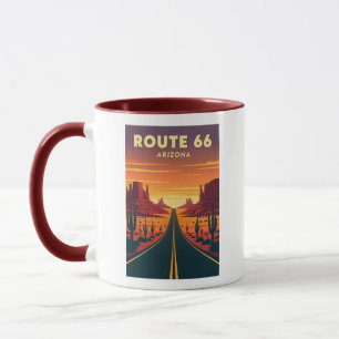 Mug Route 66 Arizona Mother Road Voyage Vintage