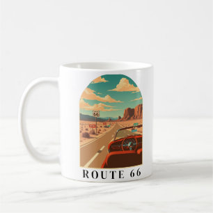 Mug Route 66 Classic Road Trip Vintage