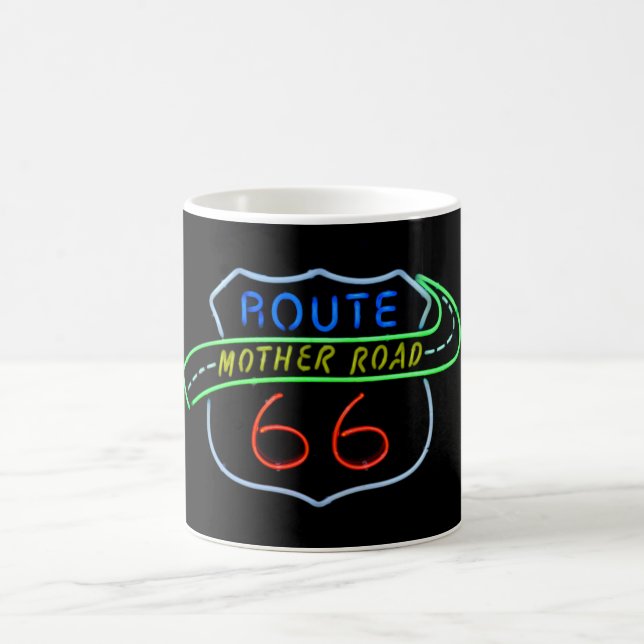 Mug Route 66 Mère Route Symbole néon (Centre)