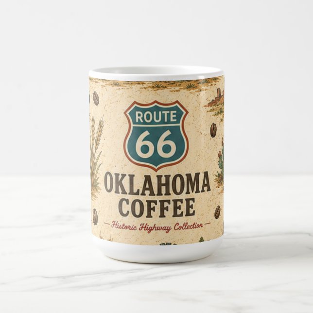 Mug Route 66 Oklahoma Prairie Roast Patrimoine (Centre)