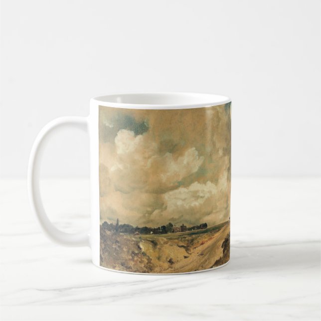 Mug Route des Espagnols, Hampstead par John Constable (Gauche)