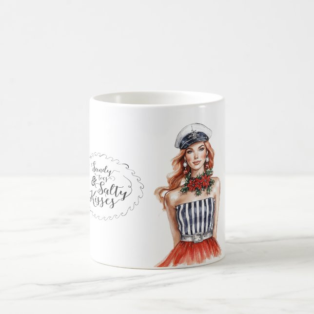 Mug Roux marin voile baisers salés (Centre)
