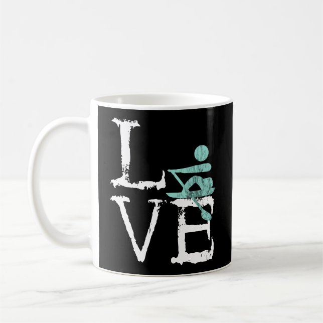 Mug Rower Love Aiguillage Équipes Coxswlers Paddlers C (Gauche)