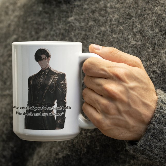 Mug Royal Anime Character disant à quel point cruel de (Créateur téléchargé)