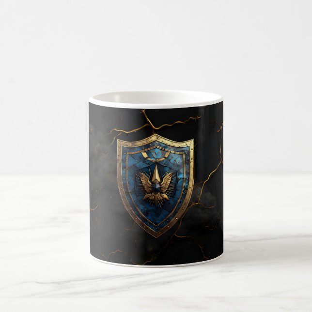 Mug Royal Blue Eagle Crest Gaming    (Centre)