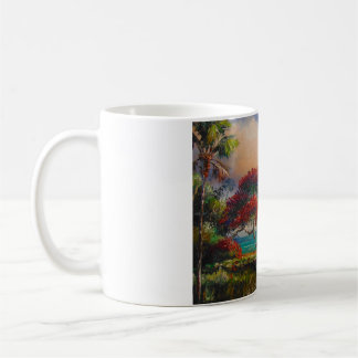 Mug Royal Poinciana Tree & Boat par Mazz