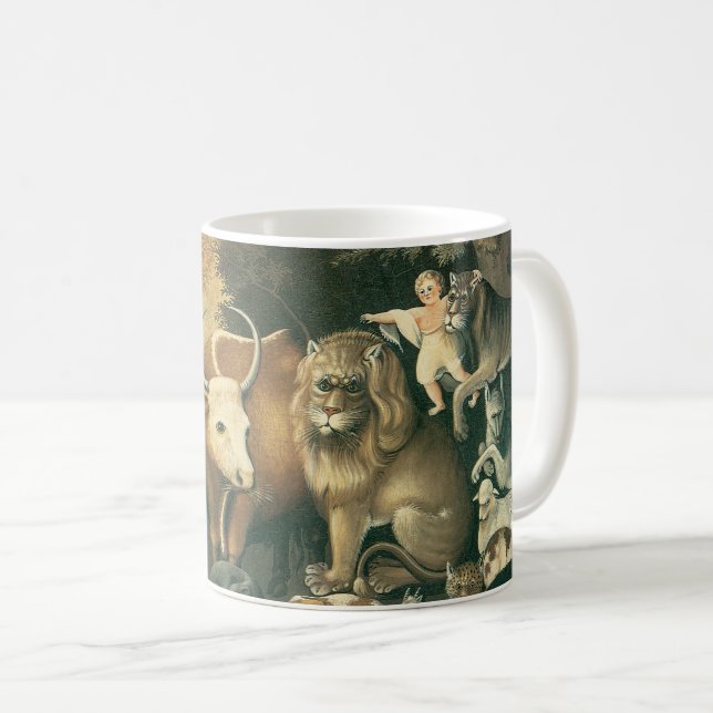 Mug Royaume Pacifique par Edward Hicks Art Populaire V (Devant droit)