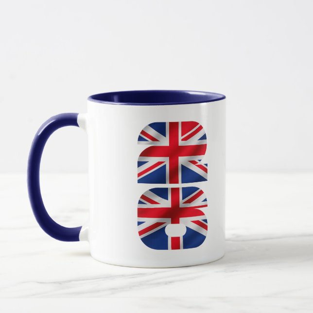 Mug Royaume-Uni Angleterre 2026 Monde Fan de foot  (Gauche)