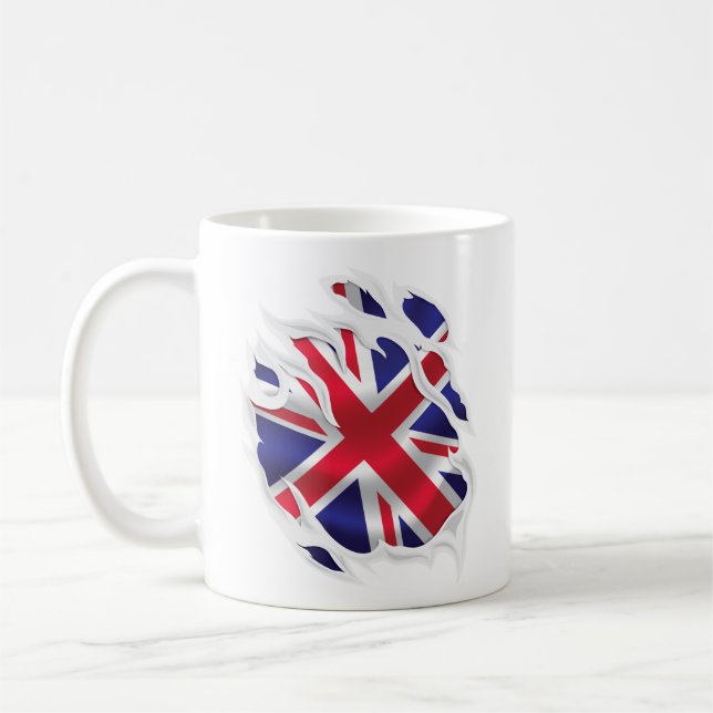 Mug Royaume-Uni Drapeau Under The Skin (Gauche)