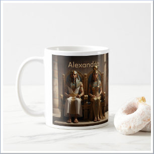 Mug Royauté de l'Égypte antique Roi & Reine