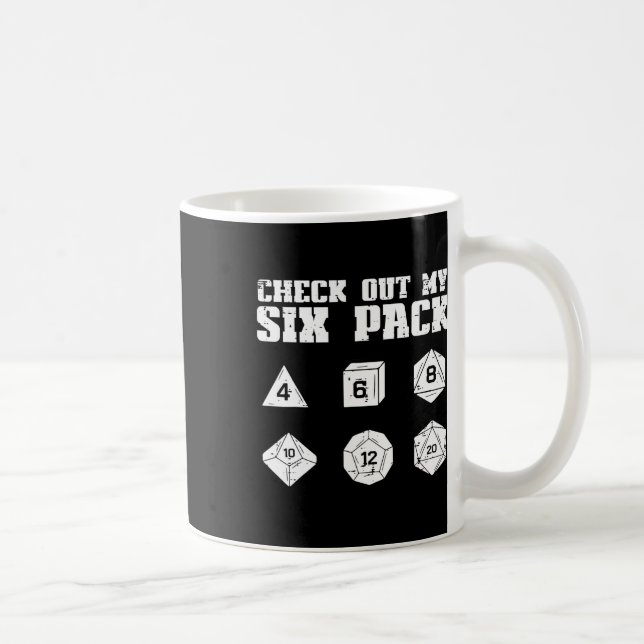 Mug Rpg Check Out My 6 Pack Funny Gamer Men Boys  (Droite)