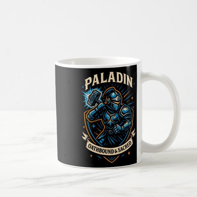 Mug Rpg Gamer Paladin D20 Dice Nerdy Geek Men Women Ki (Droite)
