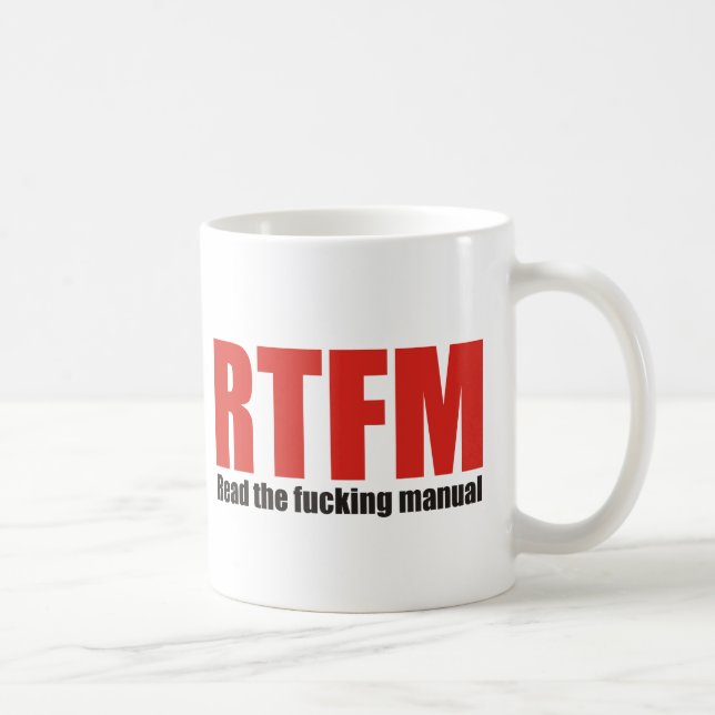 MUG RTFM (Droite)