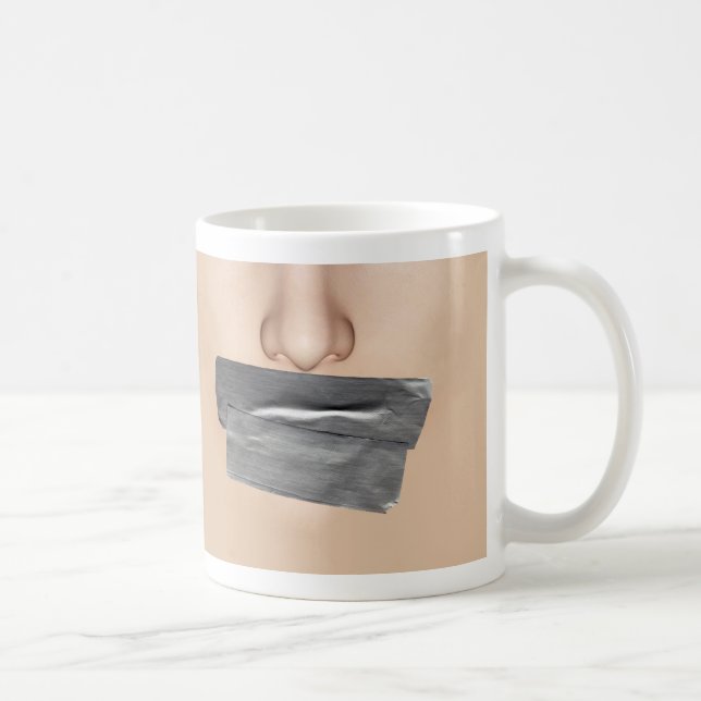 Mug Ruban Adhésif Bouche (Droite)