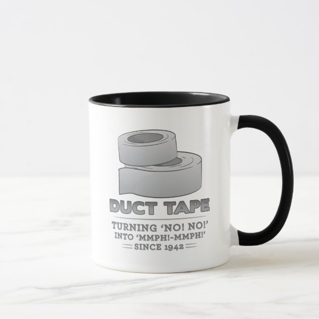 Mug ruban adhésif - tournant non ! non ! dans le mmph (Droite)