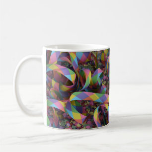 Mug Ruban arc-en-ciel abstrait LGBT FIDE