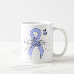 Mug Ruban bleu clair avec papillon