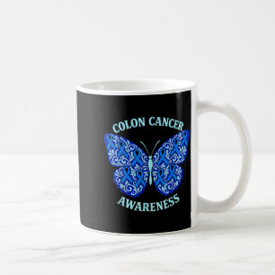 Mug Ruban bleu de sensibilisation au cancer colorectal