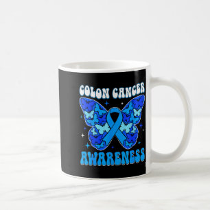 Mug Ruban bleu de sensibilisation au cancer colorectal