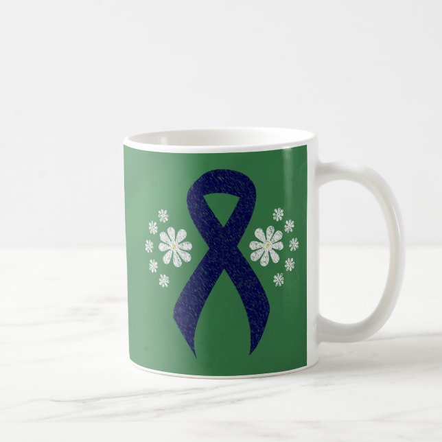 Mug Ruban bleu foncé (Droite)