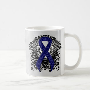 Mug Ruban bleu foncé avec ailes