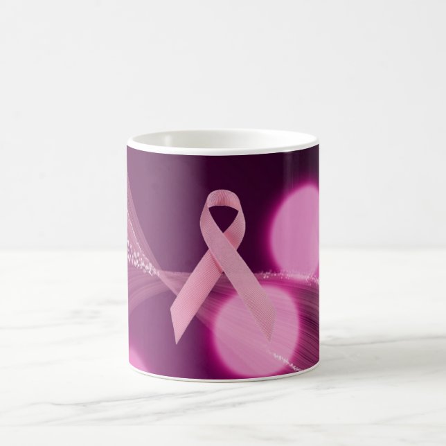 Mug Ruban de cancer du sein (Centre)