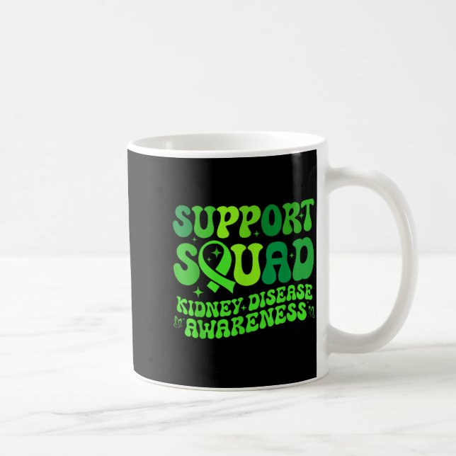 Mug Ruban de la maladie rénale PKD Squad de soutien ve (Droite)
