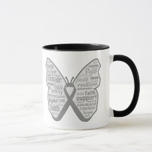 Mug Ruban de papillon de la maladie de Parkinsons