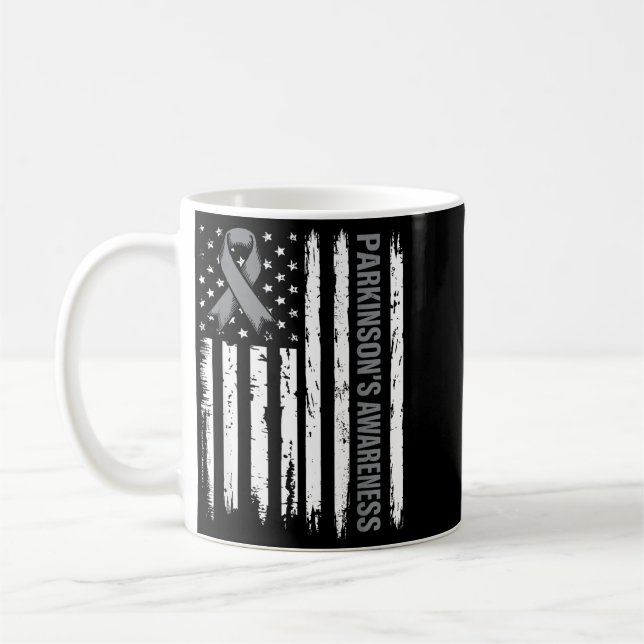 Mug Ruban de sensibilisation à la maladie de Parkinson (Gauche)