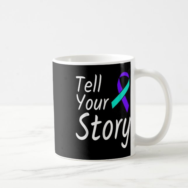 Mug Ruban de sensibilisation à la prévention du suicid (Droite)