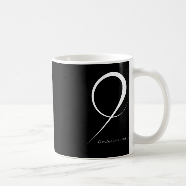 Mug Ruban de sensibilisation à la surdose de drogue (Droite)