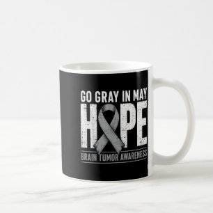 Mug Ruban de sensibilisation à la tumeur cérébrale Go