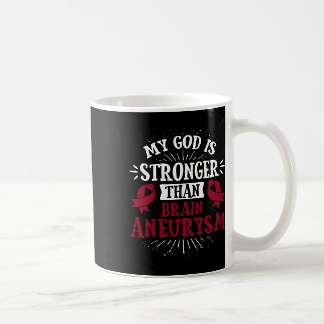 Mug Ruban de sensibilisation - Aneurysme cérébral (Droite)
