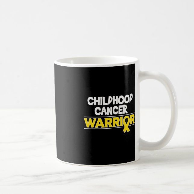 Mug Ruban de sensibilisation au cancer de l'enfance (Droite)