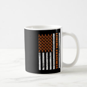 Mug Ruban de sensibilisation au cancer du sang Orange