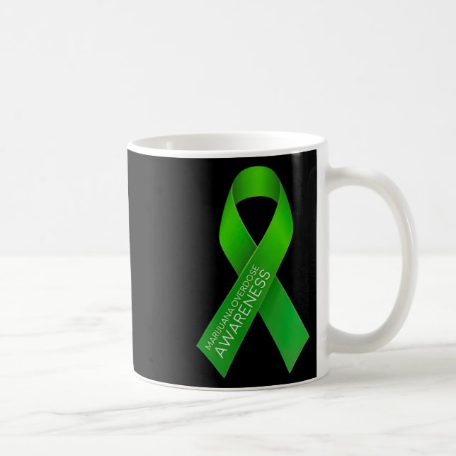 Mug Ruban de sensibilisation au surdosage  (Droite)