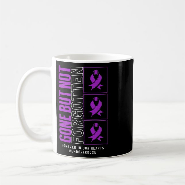 Mug Ruban de sensibilisation au surdosage de médicamen (Gauche)