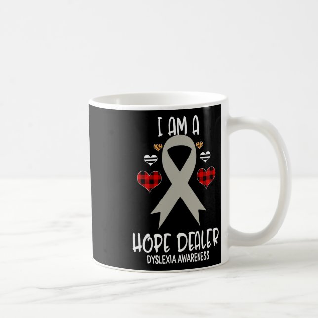 Mug Ruban de sensibilisation Je suis un négociant d'es (Droite)