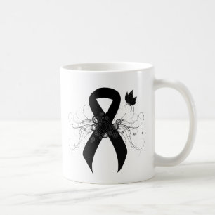 Mug Ruban noir avec papillon