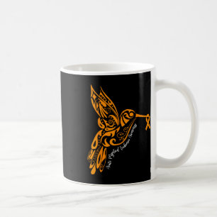 Mug Ruban Orange Colibri de Sensibilisation à la Leucé