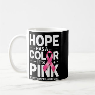 Mug Ruban rose de survivant et soutien contre le cance