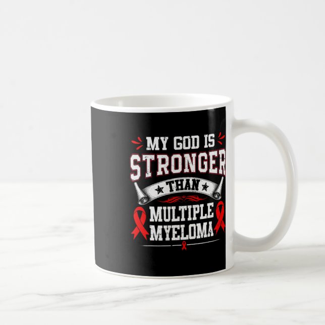 Mug Ruban rouge de sensibilisation au myélome multiple (Droite)