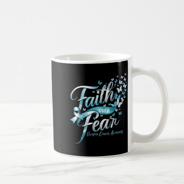 Mug Ruban Témoignage Cancer De L'ovaire Maladie De L'o (Droite)
