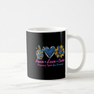 Mug Ruban Tournesol Grossesse Perte Bébé Sensibilisati