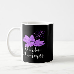 Mug Ruban Violet Papillon Tournesol Surdosage Sensibil