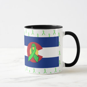 Mug Rubans de sensibilisation à la maladie de Lyme dan